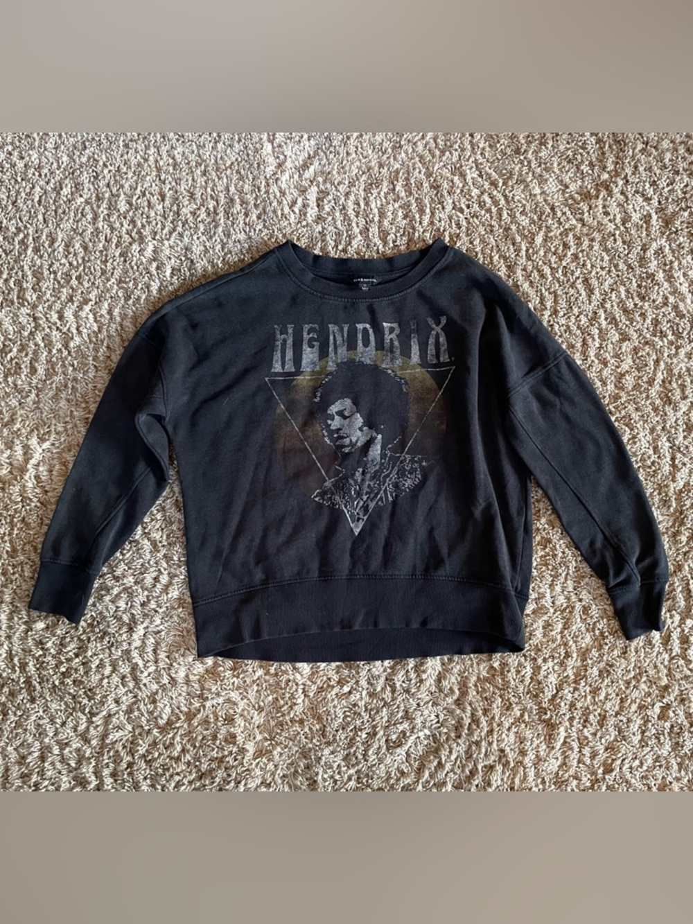 Jimi Hendrix Dark Gray Medium Sweatshirt